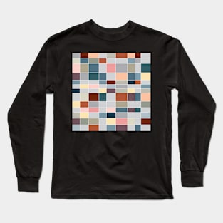 Mosaic, earth tones Long Sleeve T-Shirt